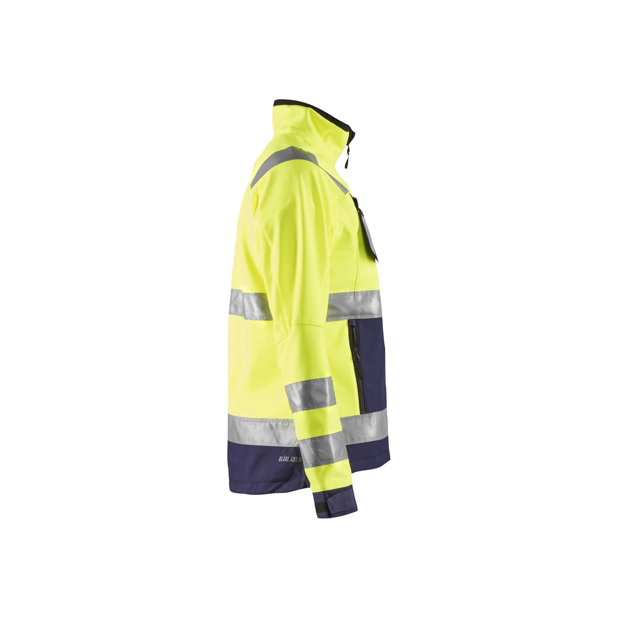 BLAKLADER 49022517 Women's Hi Vis Softshell Jacket Softshell Work Jacket WOMEN - Waterproof